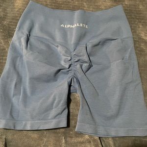 Medium Alphalete Amplify 4.5” Washed Denim Short